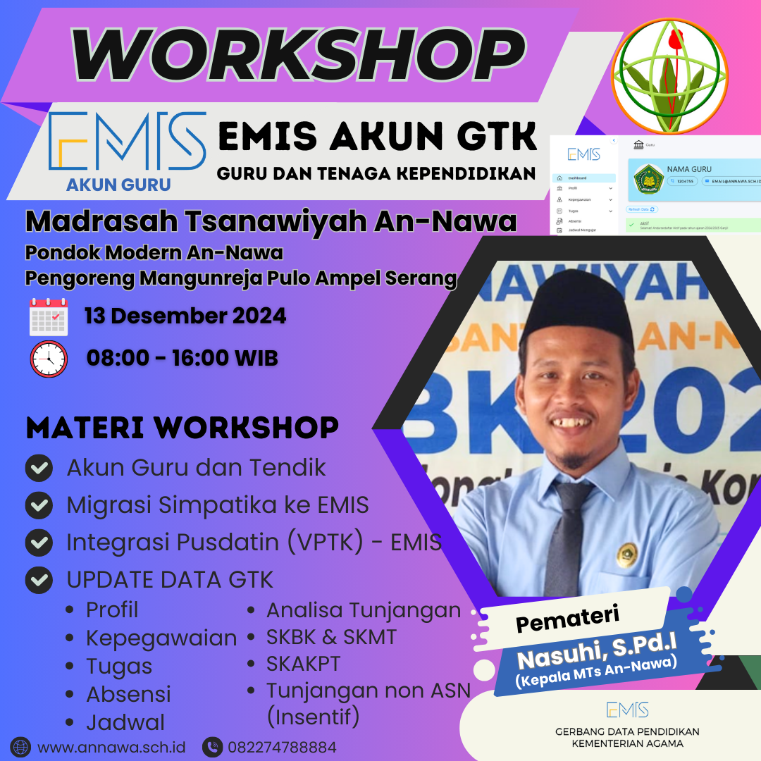 Workshop EMIS Akun GTK