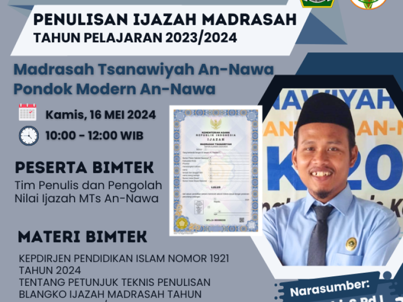 Bimtek Penulisan Ijazah