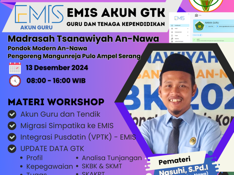 Workshop EMIS Akun GTK